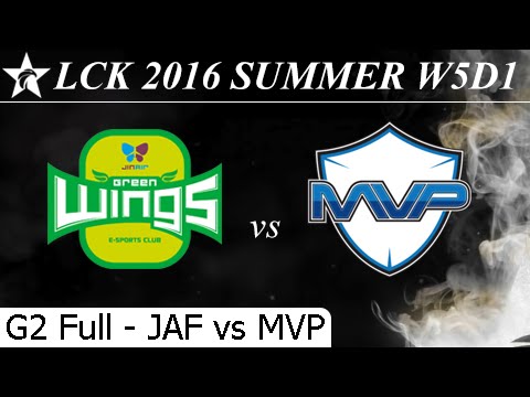 JAG vs MVP Game 2 Full + Damage 20/06/2016 - LCK Summer 2016 W5D1M1 Jin Air Greenwings vs MVP