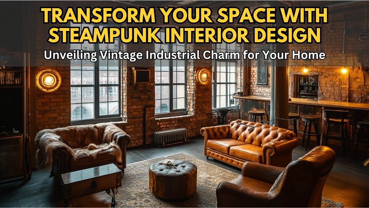 Transform Your Space with Steampunk Interior Design