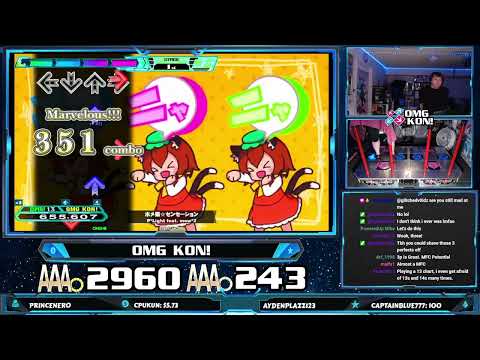 OMG KON! | ホメ猫☆センセーション (S-EXPERT 13) PFC AAA 999,980 [DDR A20 PLUS]