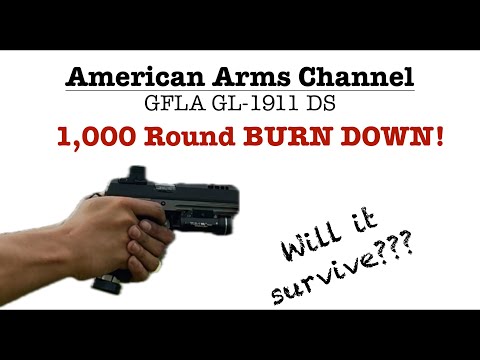 Great Lakes Firearms GL-1911 DS - 1,000+ Round BURNDOWN! and Overview (Short Form)