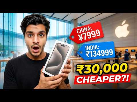 iPhone Price in China vs India 🇨🇳🇮🇳 | Cheapest iPhone in the World?