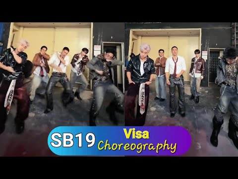 SB19 LATEST SINGLE 'VISA' CHOREOGRAPHY POSTED ON TIKTOK