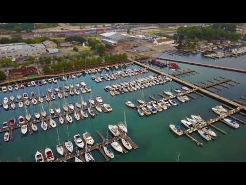 Final stages of construction - Bay Marine's Chicago Yachting Center
