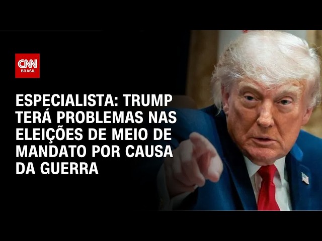 Trump terá problemas nas eleições de meio de mandato por causa da guerra, afirma professor | HORA H