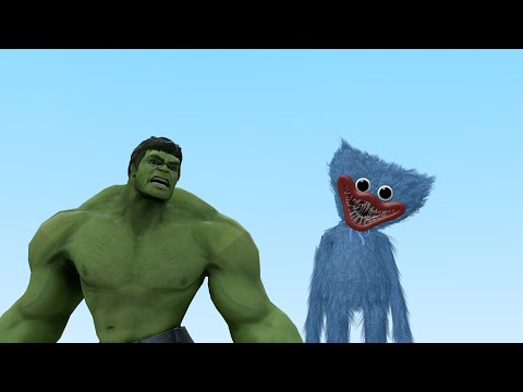 HULK VS HUGGY WUGGY!!! Garrys Mod Sandbox