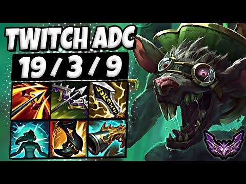 Twitch vs Kaisa ADC [ QuadraKill ] Korea Master Patch 25.17