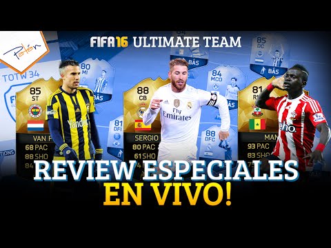 REVIEW ESPECIALES RAMOS IF, VAN PERSIE IF & MANÉ SIF | FIFA 16 Ultimate Team