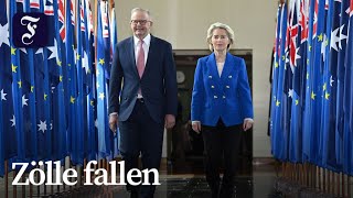 EU und Australien unterzeichnen Handelsabkommen