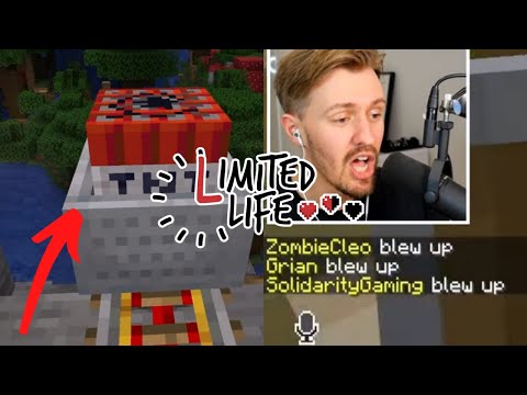 All Reactions to GoodTimesWithScar’s INSANE TNT Trap - Limited Life SMP