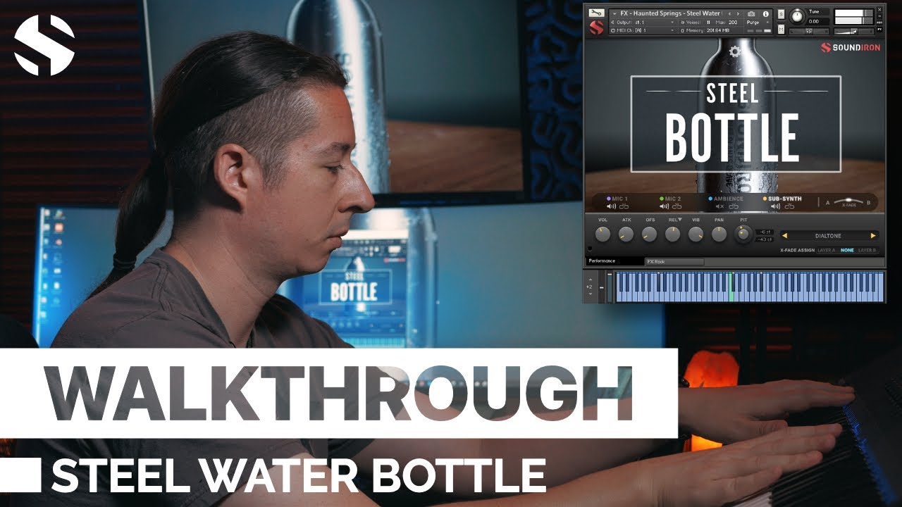 Steel Water Bottle thumbnail 1