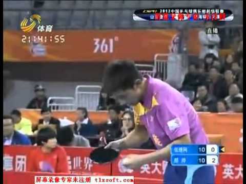 2012 CTTCL: Zhang Jike vs Hao Shuai [Full Match/Chinese|low quality]