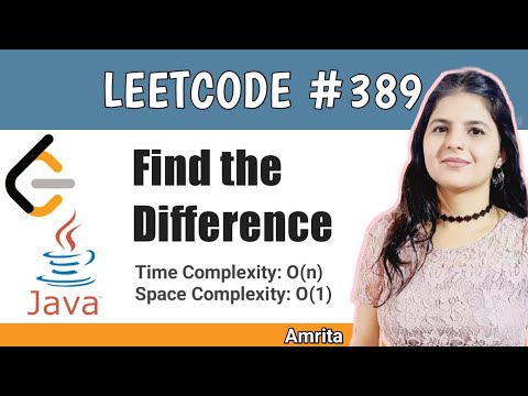 Leetcode 389 Find The Difference Java