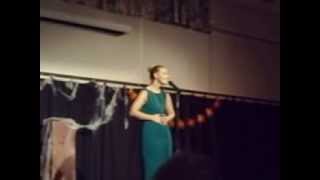 Lisa Smith singing at Chudleigh Variety Show October 26th 2013
