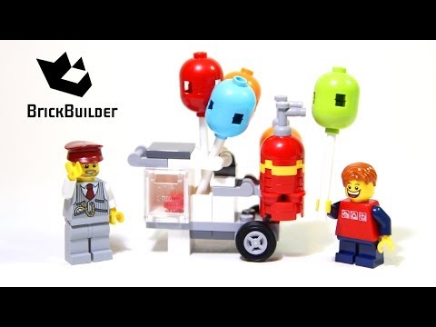 Vidéo LEGO Creator 40108 : Le stand de ballons