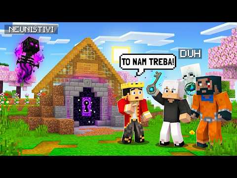 PRONAŠLI SMO KLJUČ ZA TAJNI PROLAZ NEUNIŠTIVOG! Minecraft Preživljavanje! ep.72