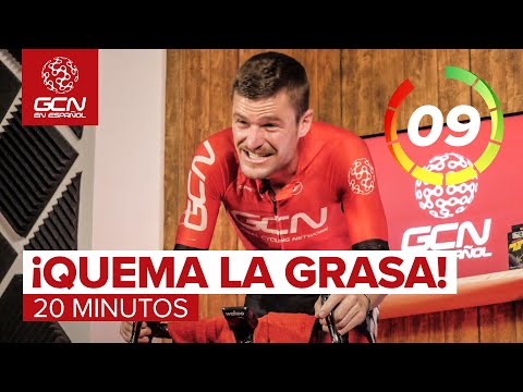Entrenamiento en Bici QUEMA GRASA | Sesión Rodillo 20 Minutos
