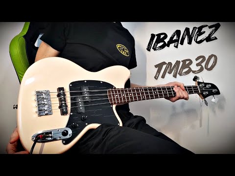 Ibanez TMB30 Talman Bass (Short Scale) - Ivory image 11