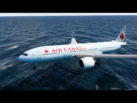 emergency landing of a plane at sea live eps 536