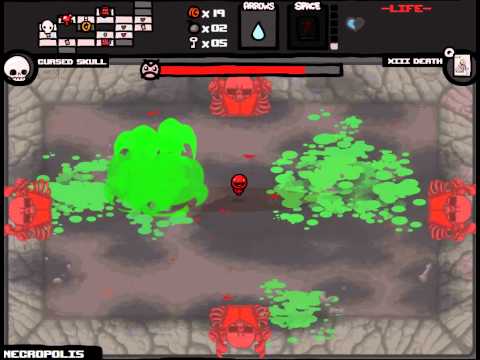 Let's Play Wrath of the Lamb ep 124, A Danger to Myself [Custom Challenge Run #46]