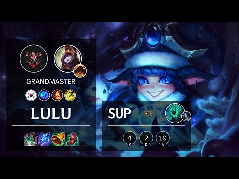 Lulu Support vs Thresh - KR Grandmaster Patch 11.4