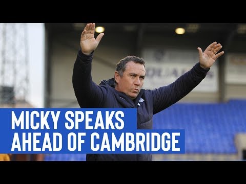 Pre Match | Micky Mellon (Cambridge)