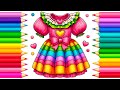 Dress Painting & Coloring for Kids and Toddlers