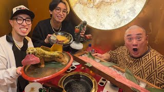 のヒカルの顔見ると「おいっ!」って顔してるもんなそう考えるとヒカルの危機察知能力えぐい - 【第8回】極楽とんぼ山本さん登場でめちゃイケ秘話聞けてくそ盛り上がったww【中町JPはとにかくヒカルに奢らせたい】