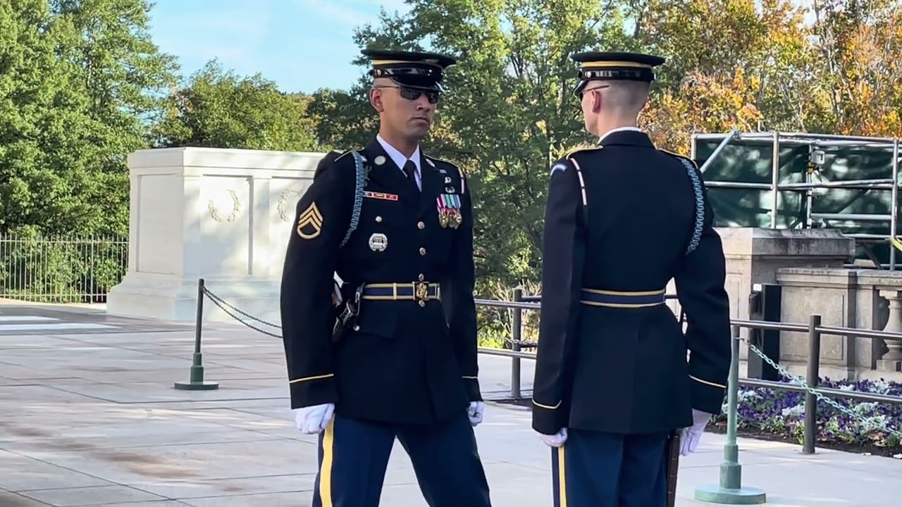 Changing of the Guard - Tomb of the Unknown Soldier 11.2.2024
