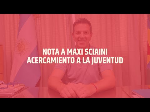 Entrevista a Maxi Sciaini, intendente municipal de Roque Pérez. Parte II 