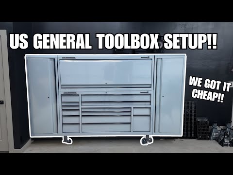 Our new US General 72" Toolbox Setup!!