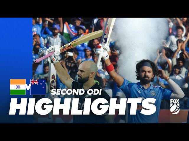 Rahul & Mitchell steal the show 💪 I India v New Zealand 2nd ODI Full Match Highlights I Fox Cricket
