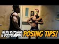 WNBF: MENS PHYSIQUE & BODYBUILDING POSING TIPS AND TRICKS.