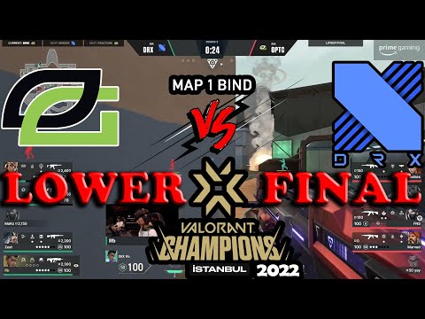 OpTic Gaming vs DRX - VCT Champions Istanbul 2022 – Lower Final Map 1 Bind