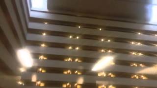 Hyatt Houston interior atrium elevator