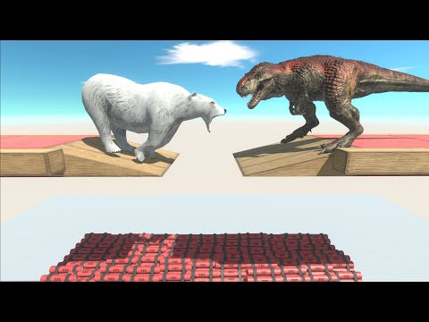 POLAR BEAR vs TNT BATTLE CHALLENGE! ALL UNITS VS TNT!
