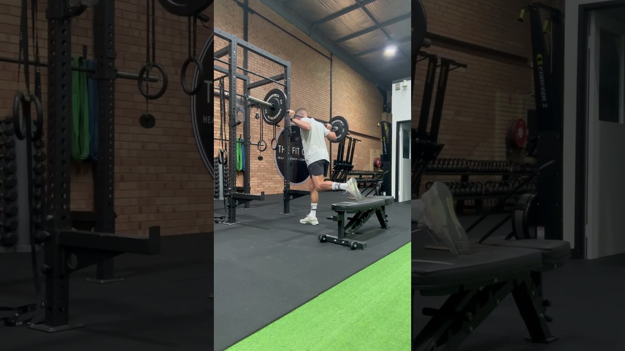 Barbell Bulgarian Split Squat