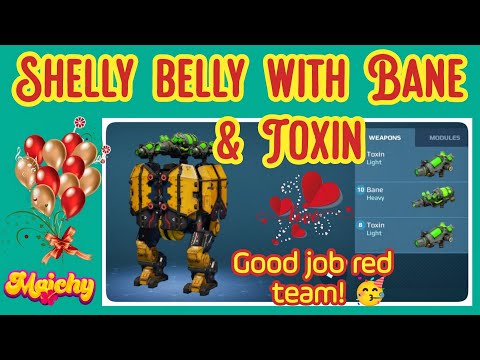 War robots – Shell with Bane and Toxin + Red team make a great comeback! 🥳 WR Gameplay