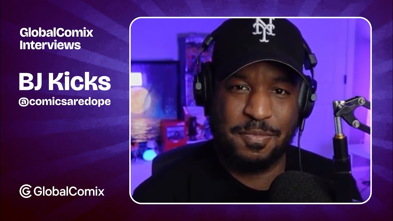GlobalComix interviews BJ Kicks from @comicsaredope