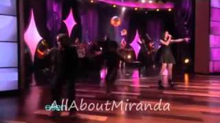 Miranda cosgrove- Dancing crazy live at Ellen show