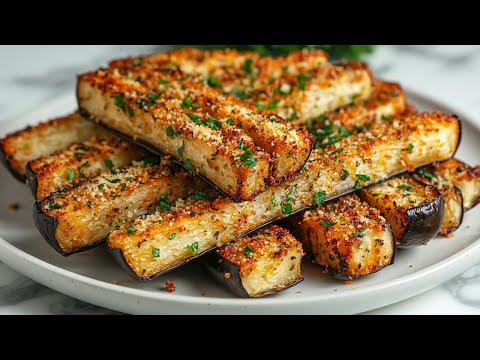 Die Aubergine, die alle verrückt macht! Das beste Auberginenrezept! Melanzane sabbiose! So knusprig!