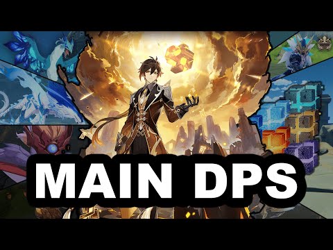 Main DPS Zhongli [+ Fishl, Rosaria and Albedo] Against All Bosses In The Game - Genshin Impact