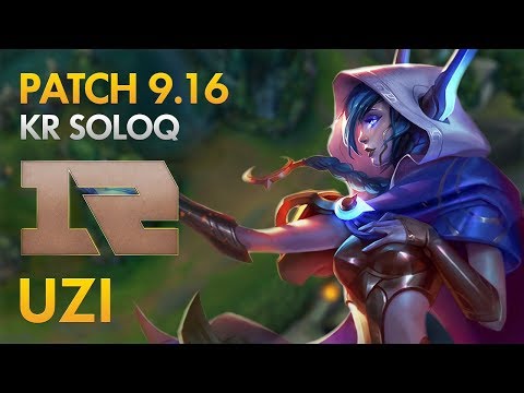 RNG Uzi - Xayah Bot Lane - KDA 15/4/11