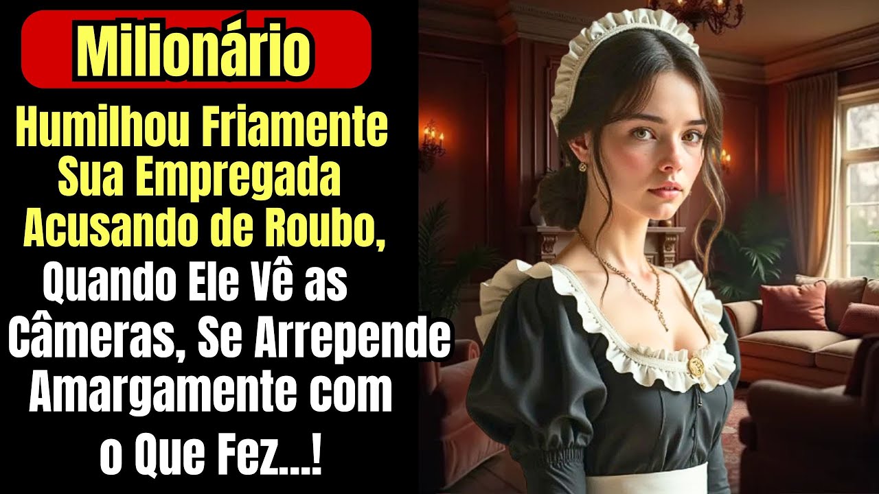 Milionário Humilhou Friamente Sua Empregada Acusando de Roubo, Quando Ele Vê as Câmeras, Se Arrep...