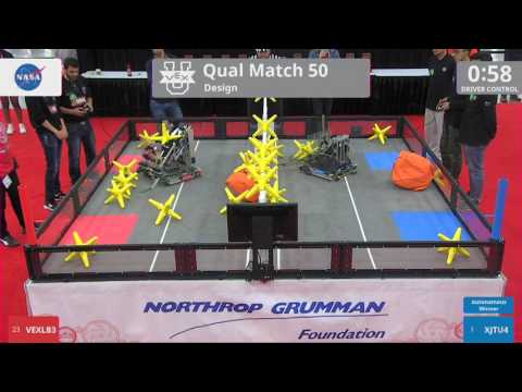 2017 VEXU Design Q50 - VEXLB3 vs XJTU4 - 19 to 25