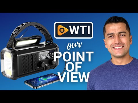 10000mAh Solar Radio - WTI product video review