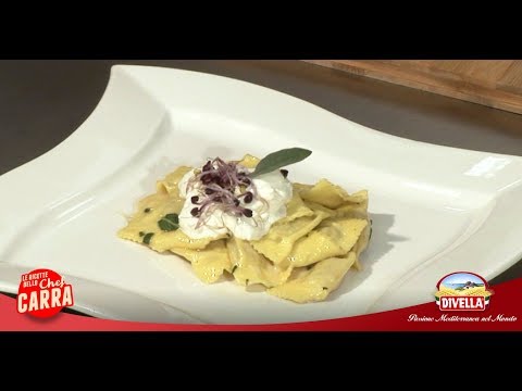 Ricetta ravioli ai funghi porcini e stracciatella dello Chef Carra | Divella