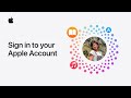 How To Sign In To Your Apple Account Apple Support