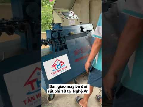 Công ty Tân Huy Phát bàn giao máy bẻ đai sắt phi 10 về Nghi Lộc-Nghệ An