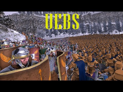 30.000 Golden Knights vs 24.000 Romans - Ultimate Epic Battle Simulator UEBS
