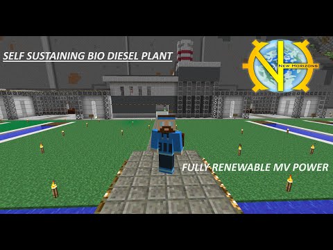 Minecraft GTNH 2024, Tier 2 MV Ep135 HUGE BIO DIESEL PRODUCTION PLANT